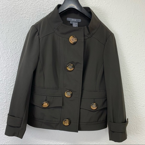 PER SE womens military Jacket blazer 2 academia officecore marching band - Picture 1 of 10